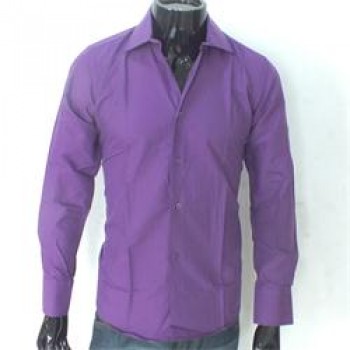 Massimo Purple Men's L-Sleeve Shirt Sz L-XL